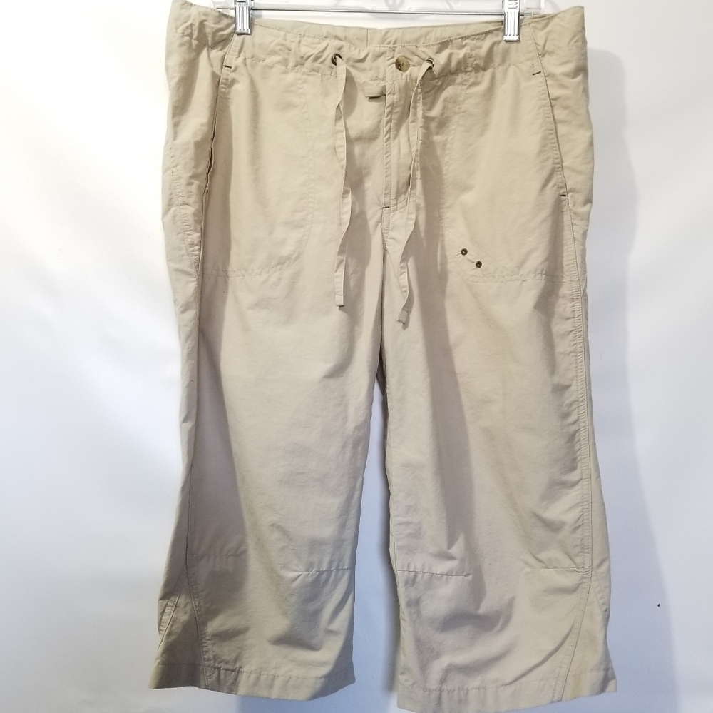 COLUMBIA Women's M Tan Beige Cotton Nylon Outdoor